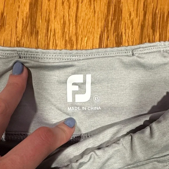 *FOOTJOY* Light Gray Active Golf Performance Layered Skort Size XS - Picture 9 of 9